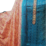 Pure jorjet with hevy emboyedary and Shiffon duppatta with sequence Bottom rayon cotton